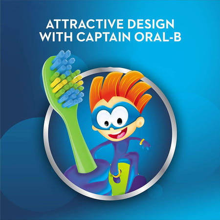 Oral B Kids Manual Toothbrush | Extra Soft ( | Multicolor | Pack Of 3)