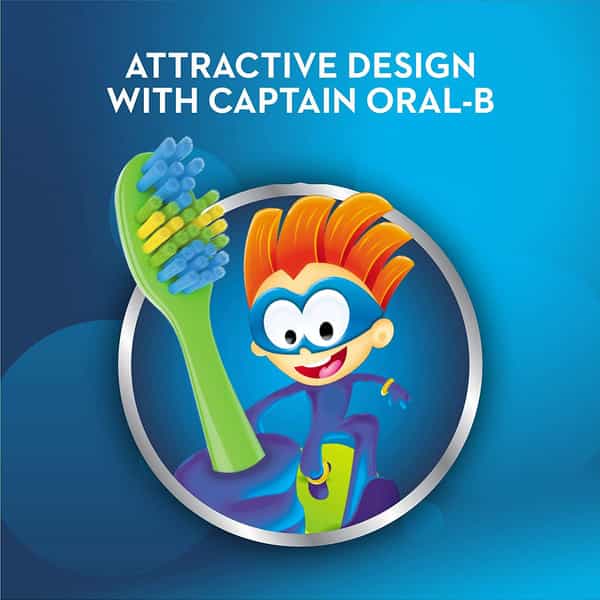 Oral-B Kids Manual Toothbrush | Extra Soft ( | Multicolor | Pack Of 3)