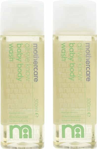 Mothercare All We Know Baby Body Wash (600 Ml) - Pack Of 2