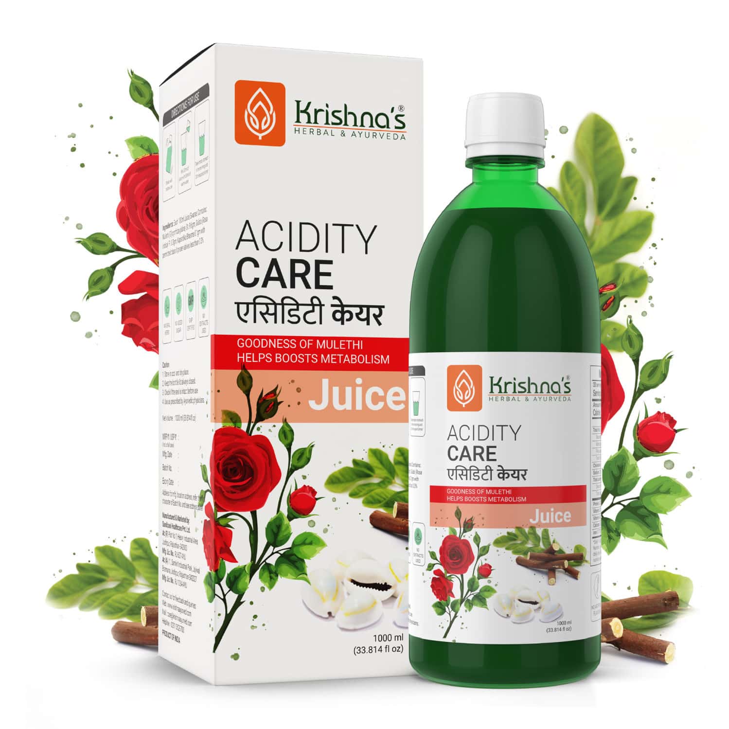 Krishna's Acidity Care Juice - 1 Litre