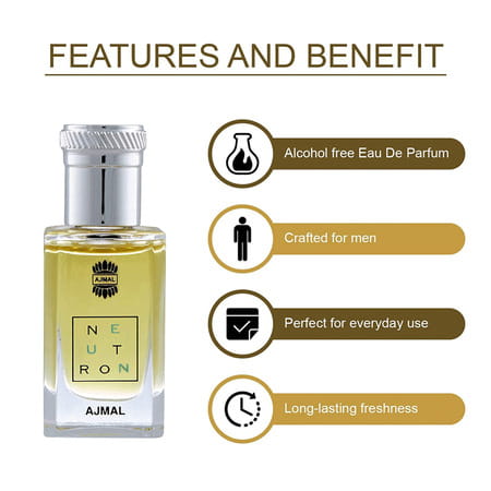Ajmal Majmua Perfume Oil 10ml For Unisex And Shadow Deodorant Citrus 200ml For Men + 2 Parfum Free