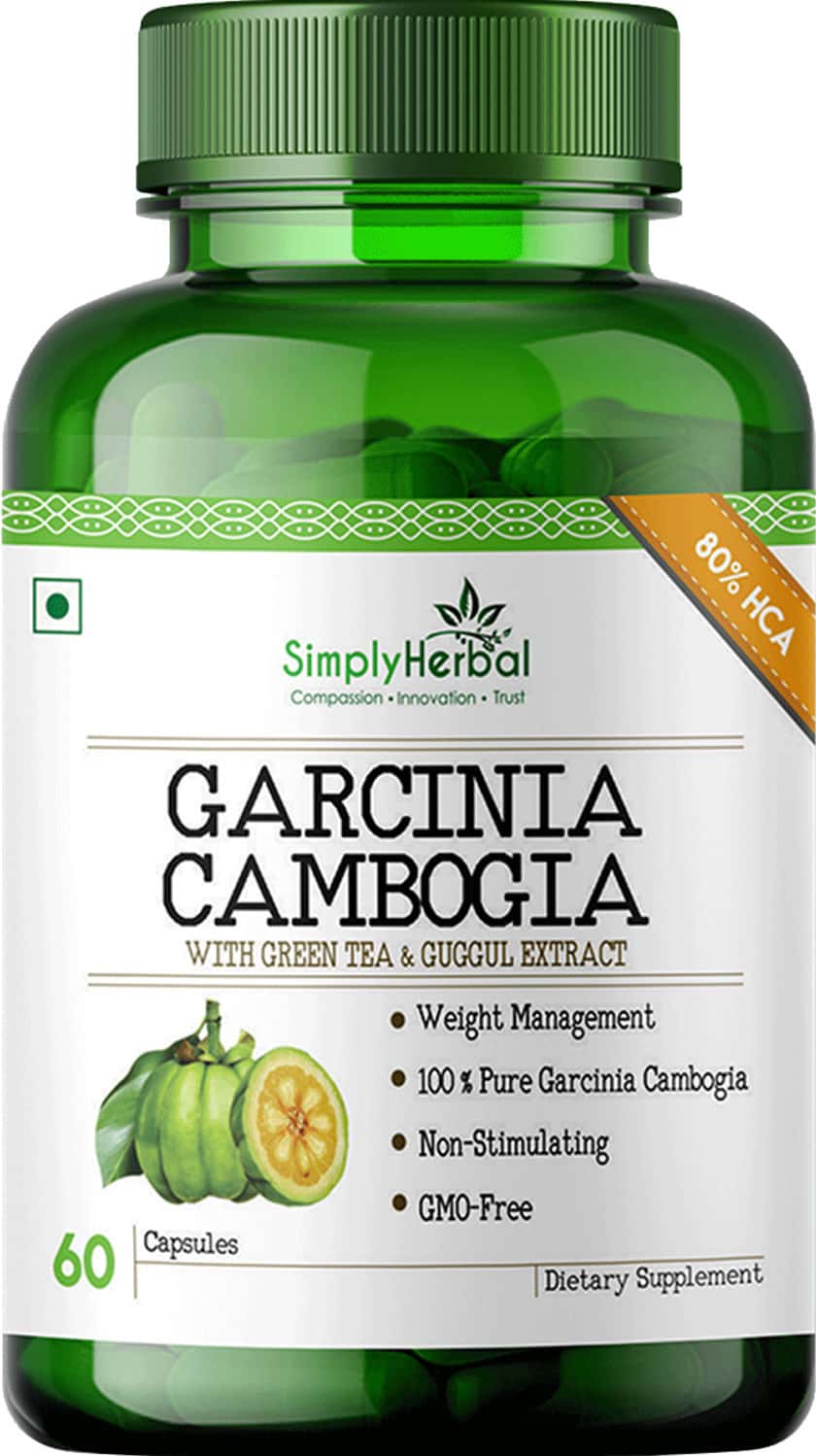 Simply Herbal Garcinia Cambogia Extract Weight Management Supplement 800 Mg - 60 Capsules