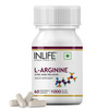Inlife L-Arginine 1000Mg (60 Vegetarian Capsules) Per Serving Nitric Oxide Precursor