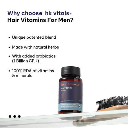 Hk Vitals Hairfall Solution Kit Stage 3 | Hair Multivitamin (60 Cap) | Hair Growth(30ml)