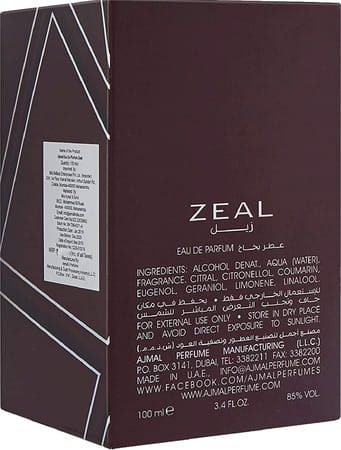 Ajmal Zeal Edp 100ml Perfume For Men And Mizyaan Cp Oil Alcohol-Free Attar 14ml For Unisex