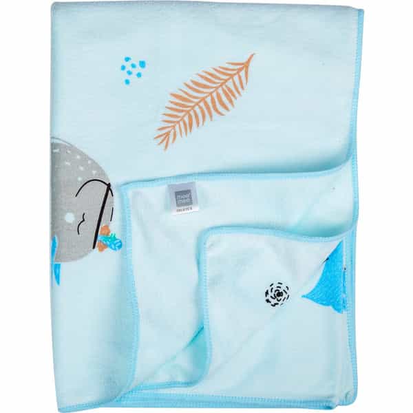 Meemee Cotton 2000 Gsm Bath Towel (Blue)