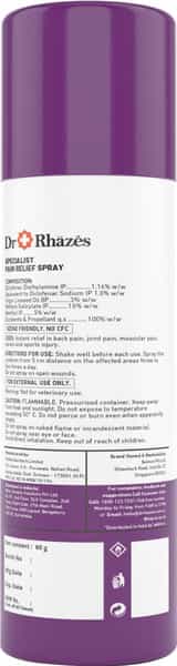 Dr Rhazes Specialist Pain Relief Spray - 60 Gm