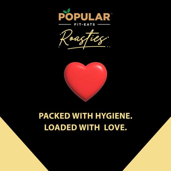 Popular Roasties Dry Roasted Cashew Classic Salted | 200 Gm