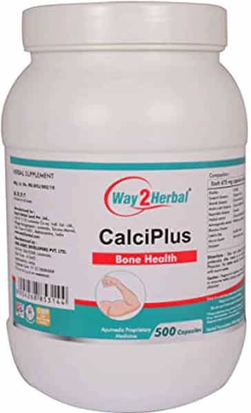 Way2herbal Calciplus - 500 Capsules Pack Of 5