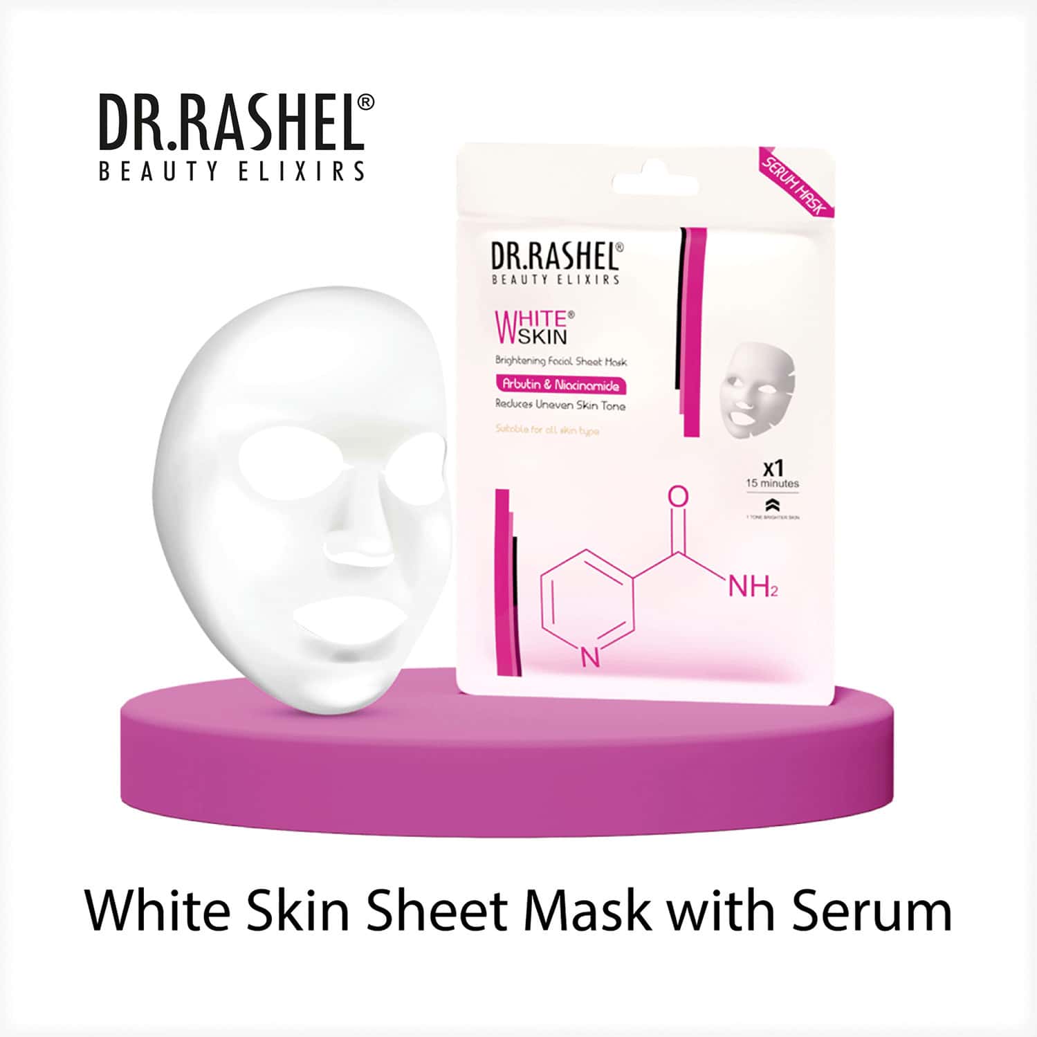 Dr Rashel White Skin Sheet Mask 2 Nos