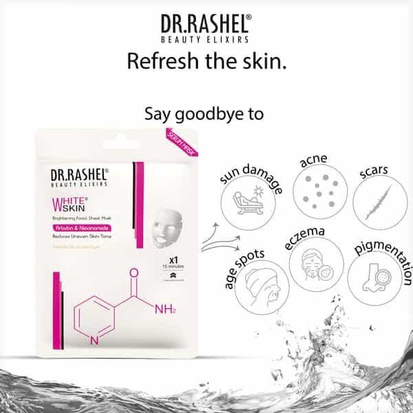 Dr Rashel White Skin Sheet Mask 2 Nos