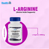 Healthvit L-Arginine 1000mg Pre-Workout & Essential Amino Acid - 60 Tablets