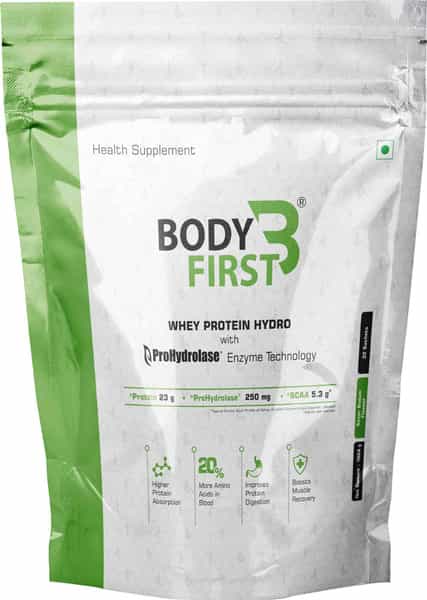Bodyfirst Whey Protein Concentrate / Hydro With Prohydrolase Kesar Badam