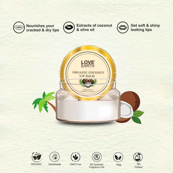 Love Earth Coconut Lip Balm