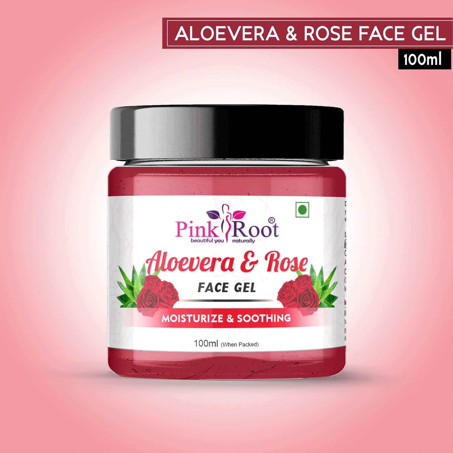 Buy PINK ROOT ALOEVERA & ROSE FACE GEL 100ML Online & Get Upto 60 OFF