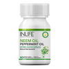 Inlife Neem Oil 350Mg With Peppermint Oil 150Mg For Digestive Health & Skin - 60 Vegetarian Capsules