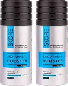 Skore Pheromone Activating Deodorant For Men 150ml (pack Of 2)