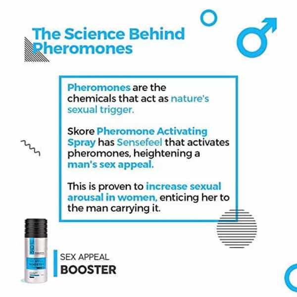 Skore Pheromone Activating Deodorant For Men 150Ml (Pack Of 2)