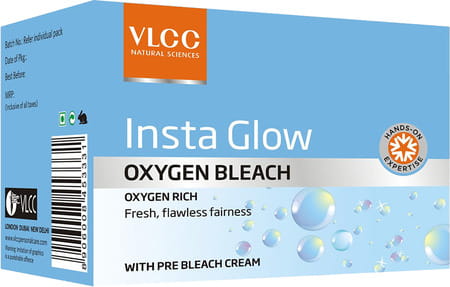 Vlcc Insta Glow Oxygen Bleach - 51.4 Gm