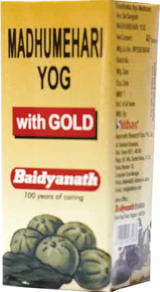 Baidyanath Asli Ayurved Madhumehari Yog With Gold - 40 Tablets