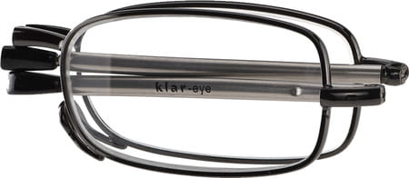 Klar Eye Folding Power Pocket Reading Glasses Men And Women Powers +0.75 To +3.50+2.50 Power Gun