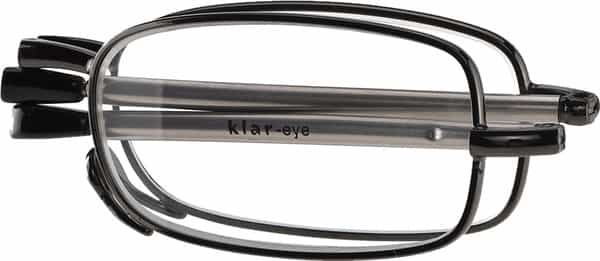 Klar Eye Folding Power Pocket Reading Glasses Men And Women Powers +0.75 To +3.50+2.50 Power Gun