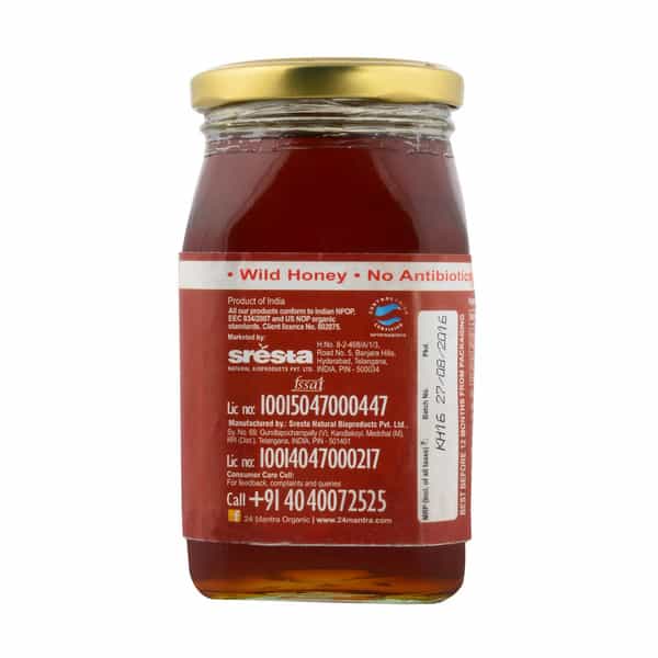 24 Mantra Organic_himalayan Multiflower Honey 500Gm | Pack Of 2