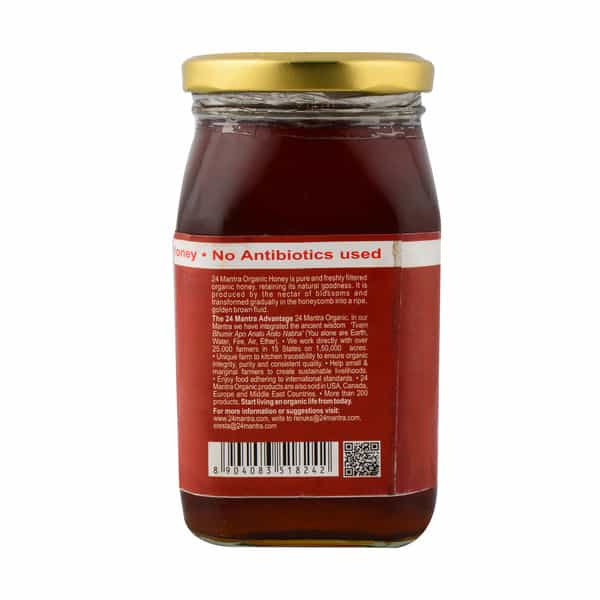 24 Mantra Organic_himalayan Multiflower Honey 500Gm | Pack Of 2