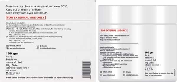 Dr Foot Diabetic Neuropathy Foot Cream L-Arginine & Dimethicone Improves Blood Circulation-100Gm