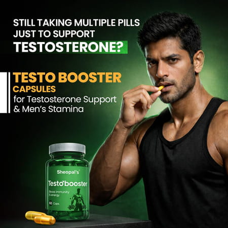 Sheopal'S Testo Booster Supplement Capsules - 60 Capsules