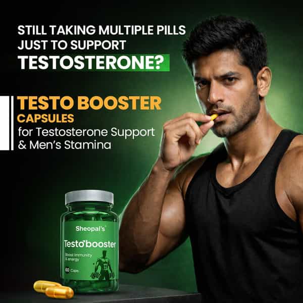 Sheopal's Testo Booster Supplement Capsules - 60 Capsules