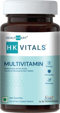 Healthkart Multivitamin - 60 Vegetarian Tablets