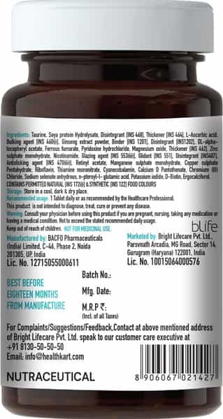 Healthkart Multivitamin - 60 Vegetarian Tablets