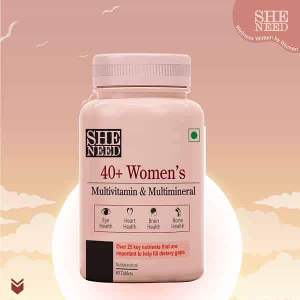 Sheneed Women 40+ Womens Multivitamins & Multiminerals 60 Tablets