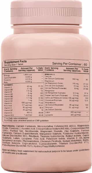 Sheneed Women 40+ Womens Multivitamins & Multiminerals 60 Tablets