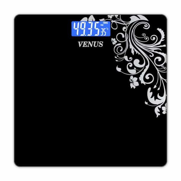 Venus (India) Electronic Digital Personal Bathroom Weight Machine | Upto 180Kg | Eps-6399-New-Green