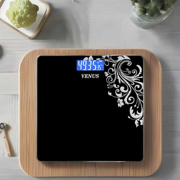 Venus (India) Electronic Digital Personal Bathroom Weight Machine | Upto 180Kg | Eps-6399-New-Green