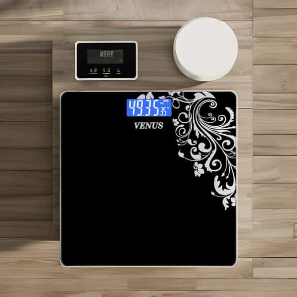 Venus (India) Electronic Digital Personal Bathroom Weight Machine | Upto 180Kg | Eps-6399-New-Green