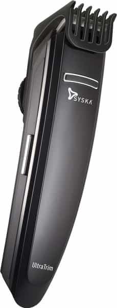 Syska Trimmer Ht200 Runtime: 45 Min Trimmer For Men (Black)