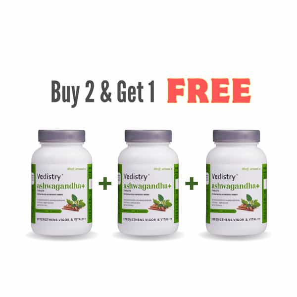Vedistry Ashwagandha+ Buy 2 Get 1 Free
