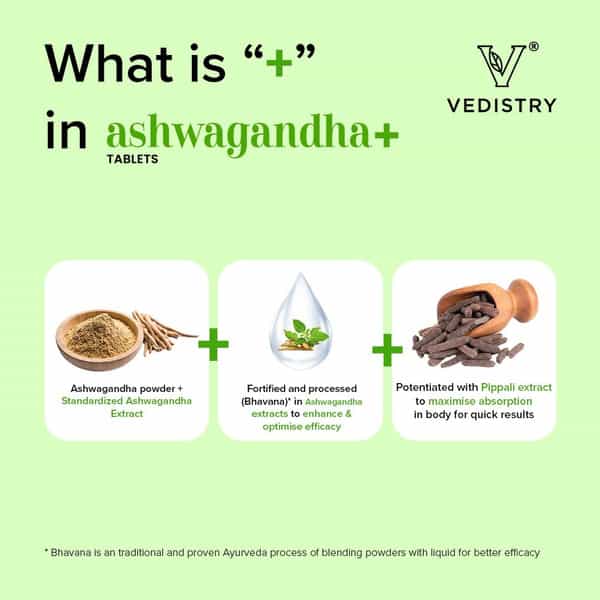 Vedistry Ashwagandha+ Buy 2 Get 1 Free