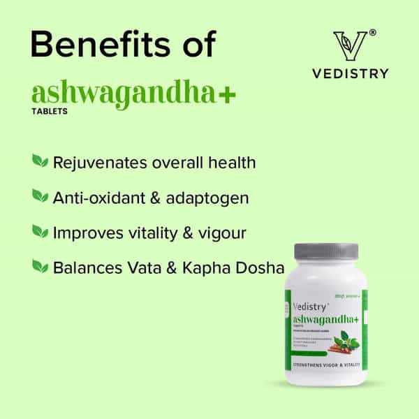 Vedistry Ashwagandha+ Buy 2 Get 1 Free