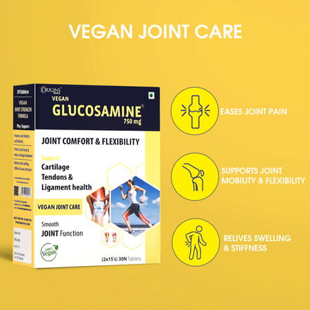 Origins Nutra Vegan Glucosamine Complete Joint Support (30 Tablets)