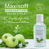Maxisoft Green Apple Hand Sanitizer Gel | Aloe Vera Lemon & Neem (60 Ml Pack Of 12)