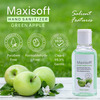 Maxisoft Green Apple Hand Sanitizer Gel | Aloe Vera Lemon & Neem (60 Ml Pack Of 12)