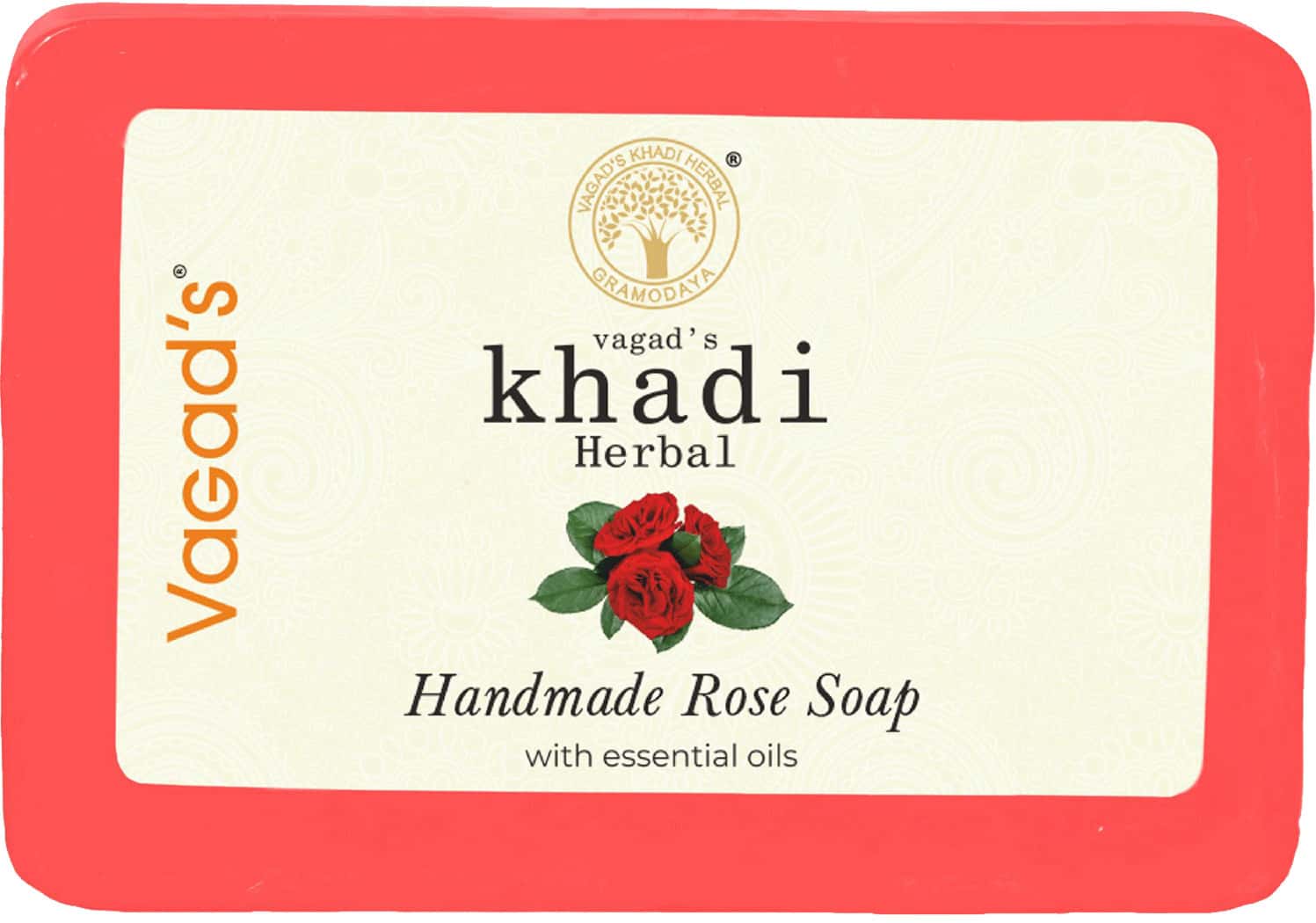Buy VAGAD'S KHADI ROSE & HONEY WITH ROSE PETALS SOAP 125GM GIVES YOU