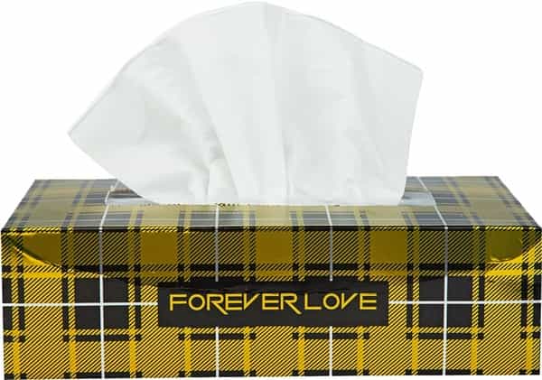 Forever Love Chex Tissue Paper Box ( Pack Of 2 ) - 200 Tissues