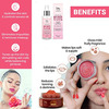 Tnw-The Natural Wash Lip Scrub 25g + Rose Water 200ml Face Toner For Soft Lips & Hydrated Skin