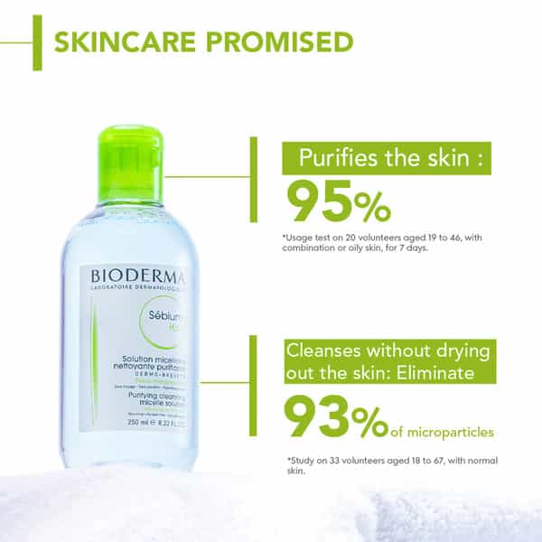 Bioderma Sebium H2o Purifying Cleansing Micellaire Solution 250Ml