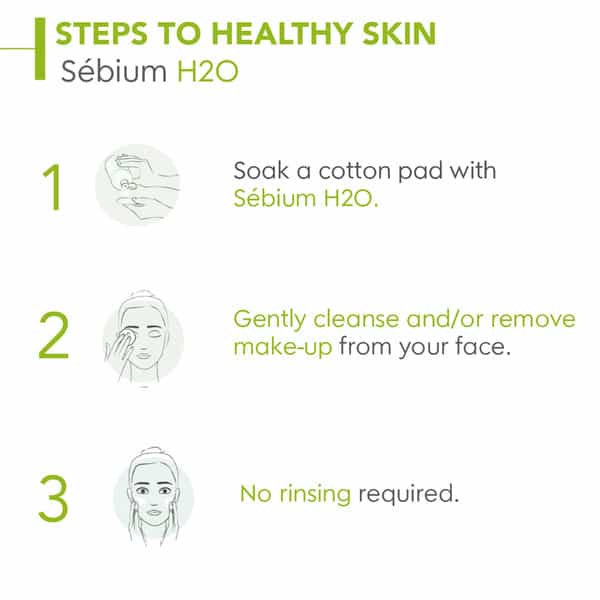 Bioderma Sebium H2o Purifying Cleansing Micellaire Solution 250Ml